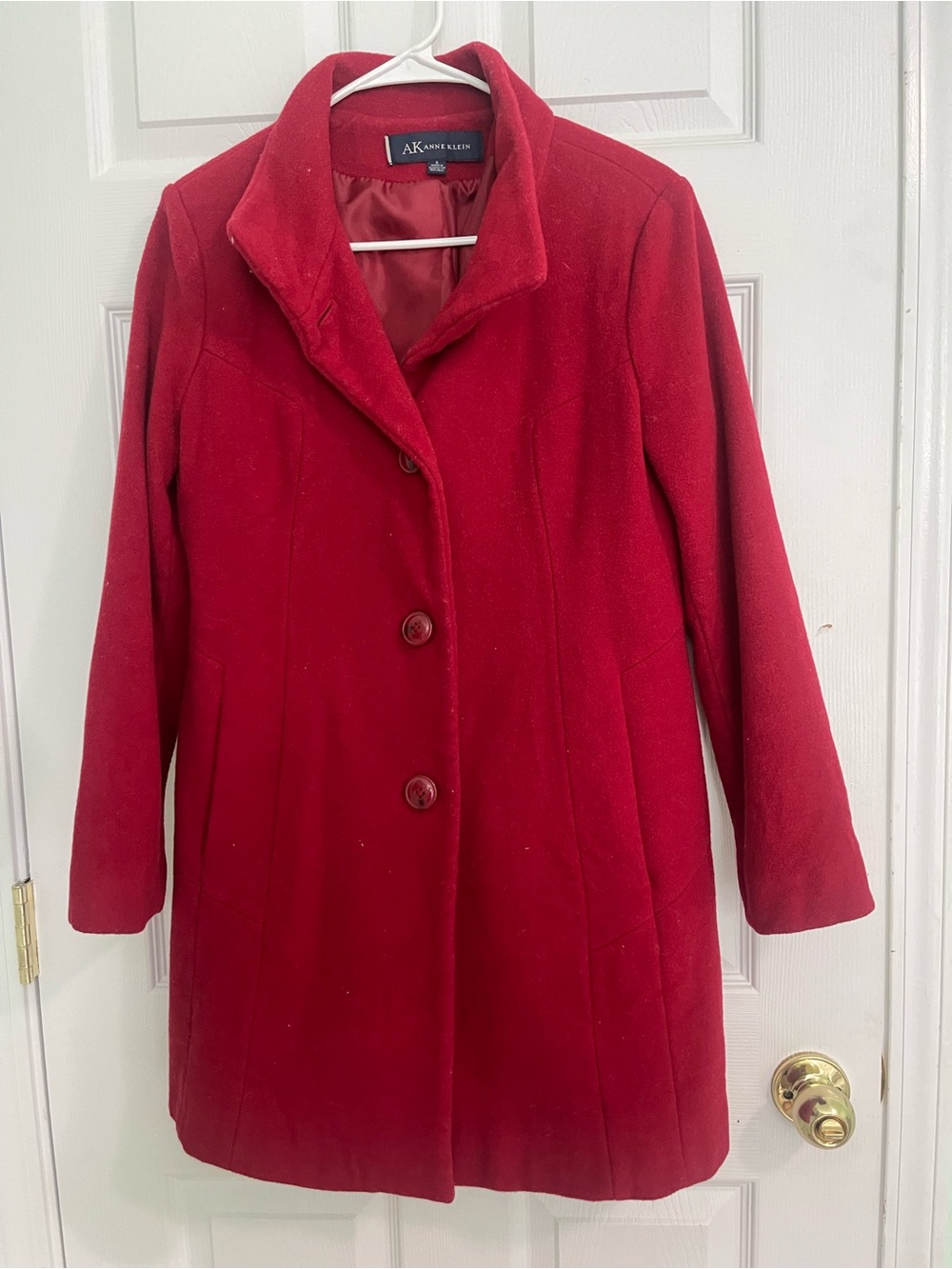 Anne Klein Red Coat